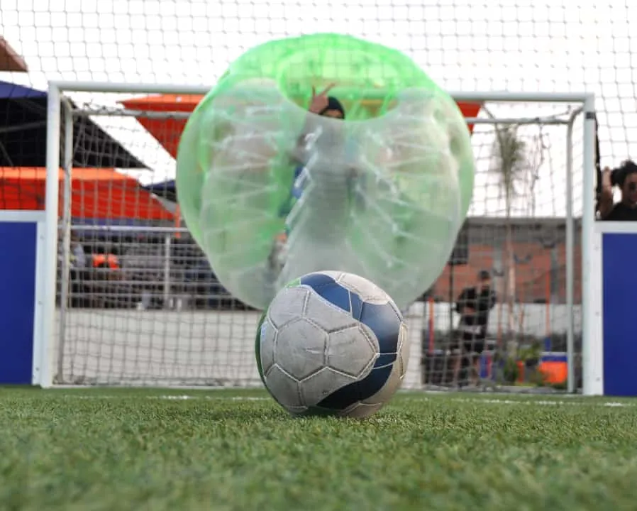 team building bubble soccer
